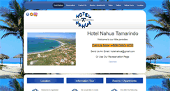 Desktop Screenshot of hotelnahuatamarindo.com